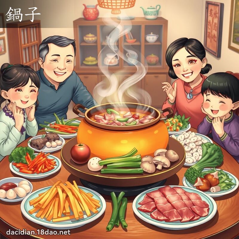 锅子 - 国语大辞典配图
