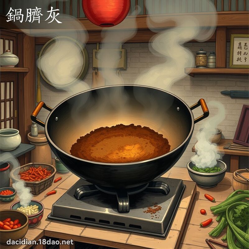 鍋臍灰 - 國語大辭典配圖