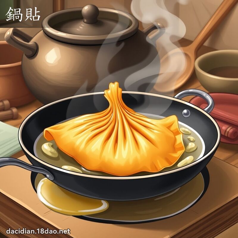 锅贴 - 国语大辞典配图