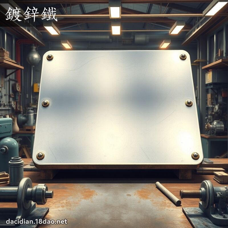 鍍鋅鐵 - 國語大辭典配圖