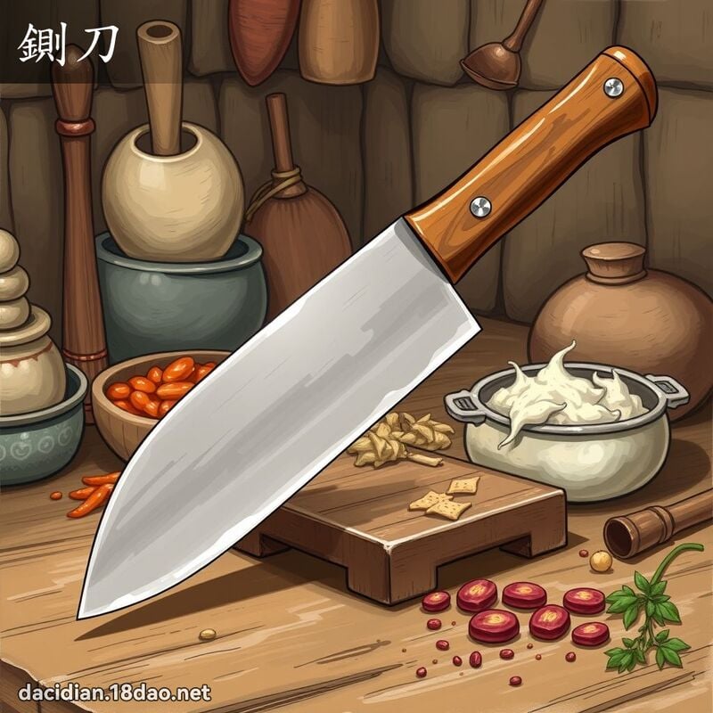 铡刀 - 国语大辞典配图