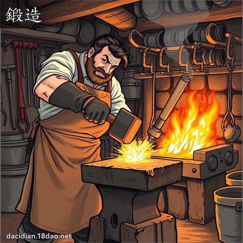 鍛造 - 國語大辭典配圖