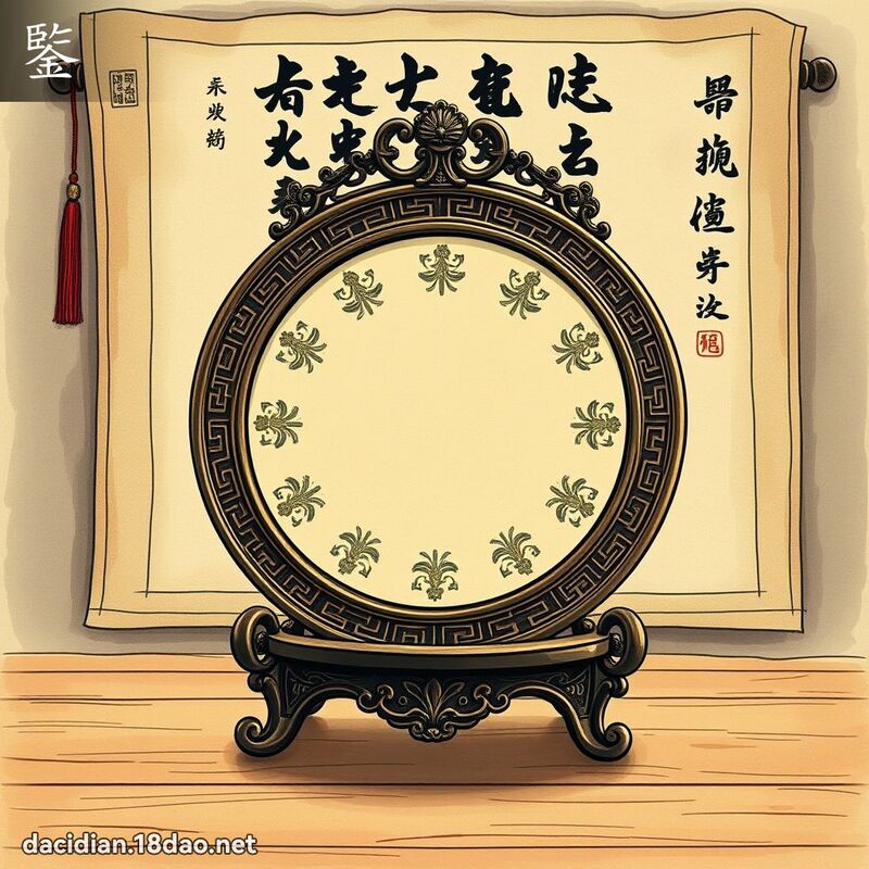 鍳 - 國語大辭典配圖