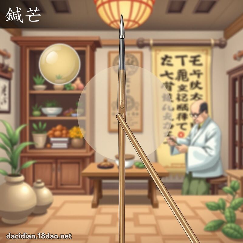 鍼芒 - 國語大辭典配圖