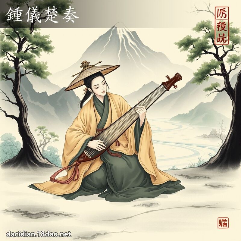 鍾儀楚奏 - 國語大辭典配圖