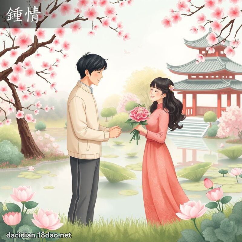 鍾情 - 国语大辞典配图