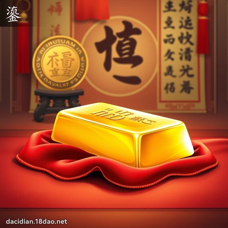 鎏 - 國語大辭典配圖