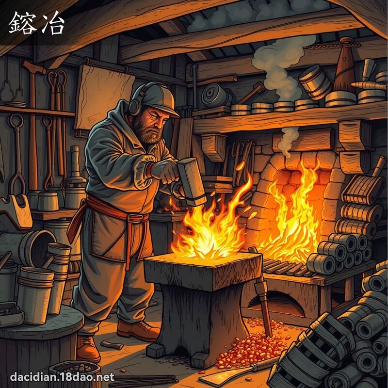 鎔冶 - 国语大辞典配图
