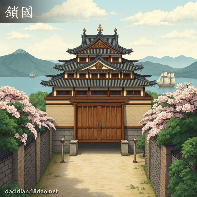 鎖國 - 國語大辭典配圖