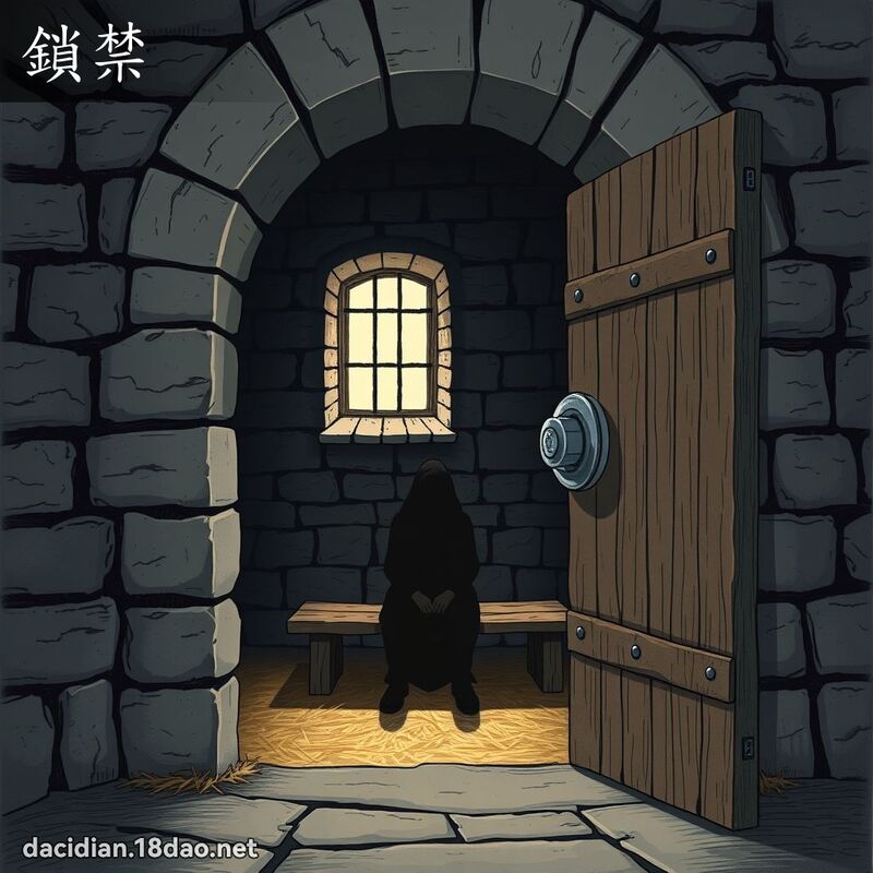 锁禁 - 国语大辞典配图