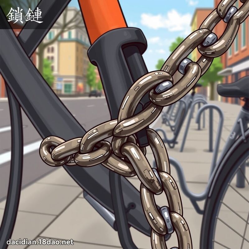 鎖鏈 - 國語大辭典配圖