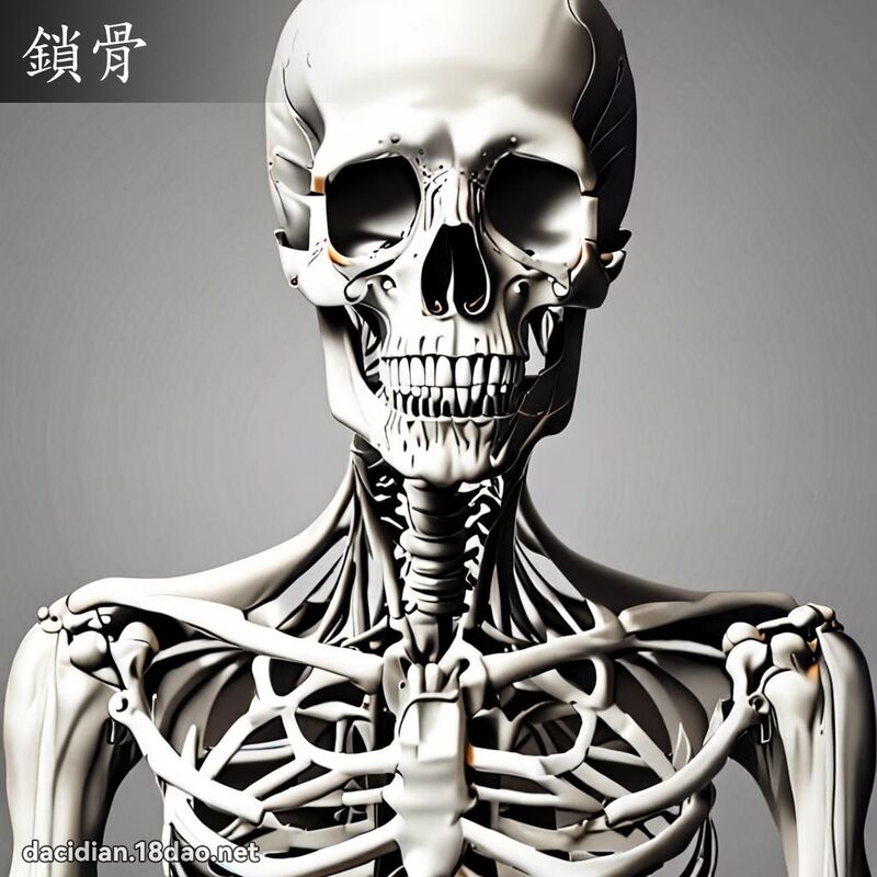 锁骨 - 国语大辞典配图