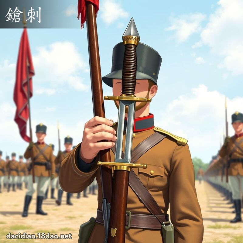 鎗刺 - 国语大辞典配图