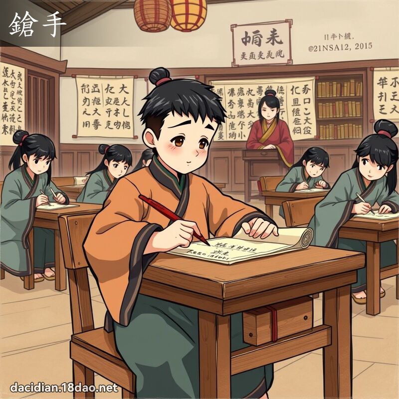 鎗手 - 国语大辞典配图