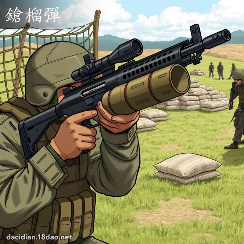 鎗榴彈 - 國語大辭典配圖