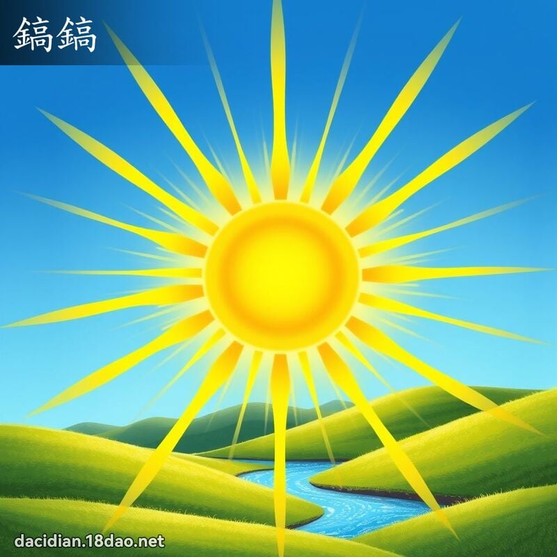 鎬鎬 - 國語大辭典配圖
