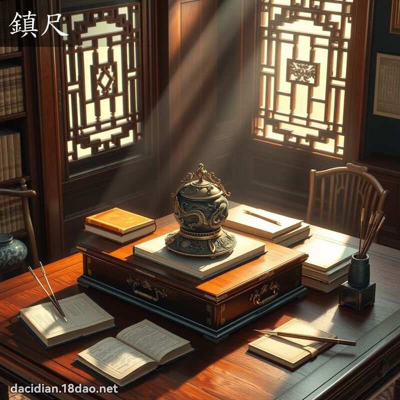 镇尺 - 国语大辞典配图