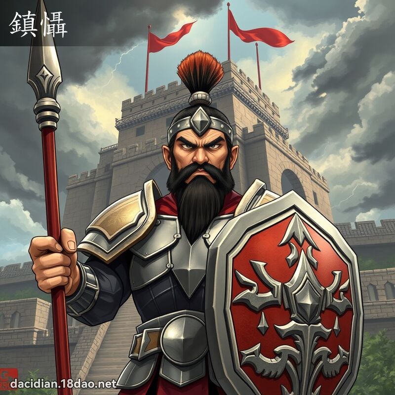 鎮懾 - 國語大辭典配圖