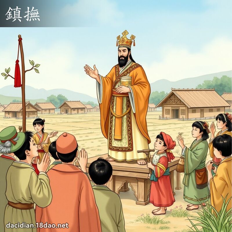 鎮撫 - 國語大辭典配圖