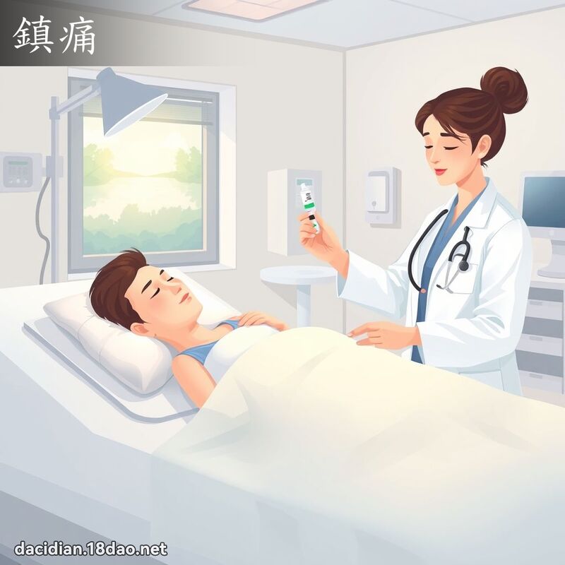 镇痛 - 国语大辞典配图