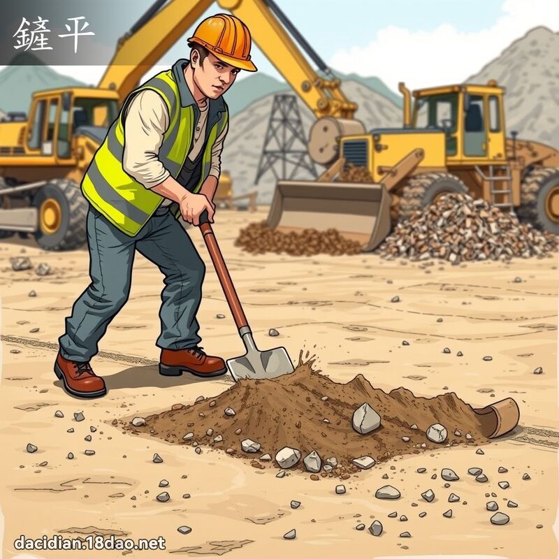 鏟平 - 國語大辭典配圖