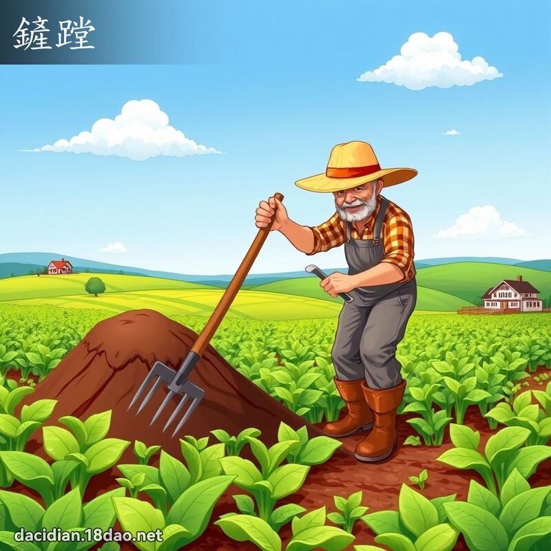 鏟蹚 - 國語大辭典配圖