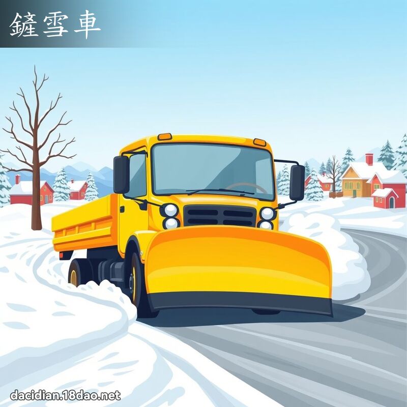 铲雪车 - 国语大辞典配图
