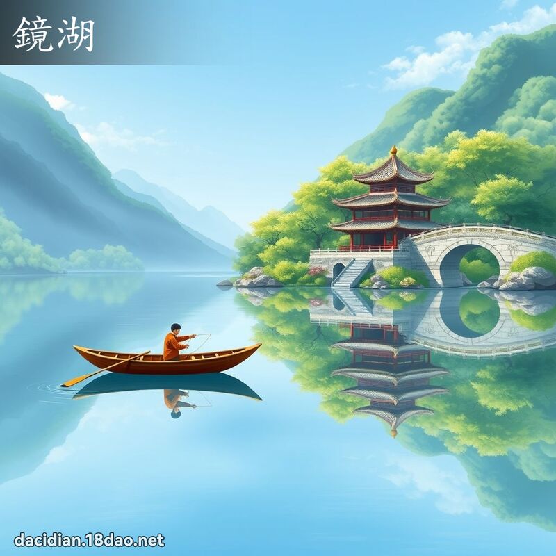鏡湖 - 國語大辭典配圖