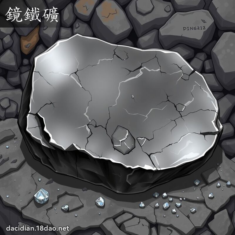 鏡鐵礦 - 國語大辭典配圖