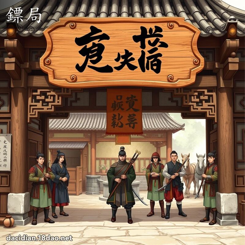 鏢局 - 國語大辭典配圖