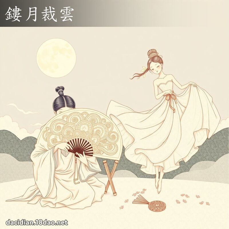 鏤月裁云 - 国语大辞典配图