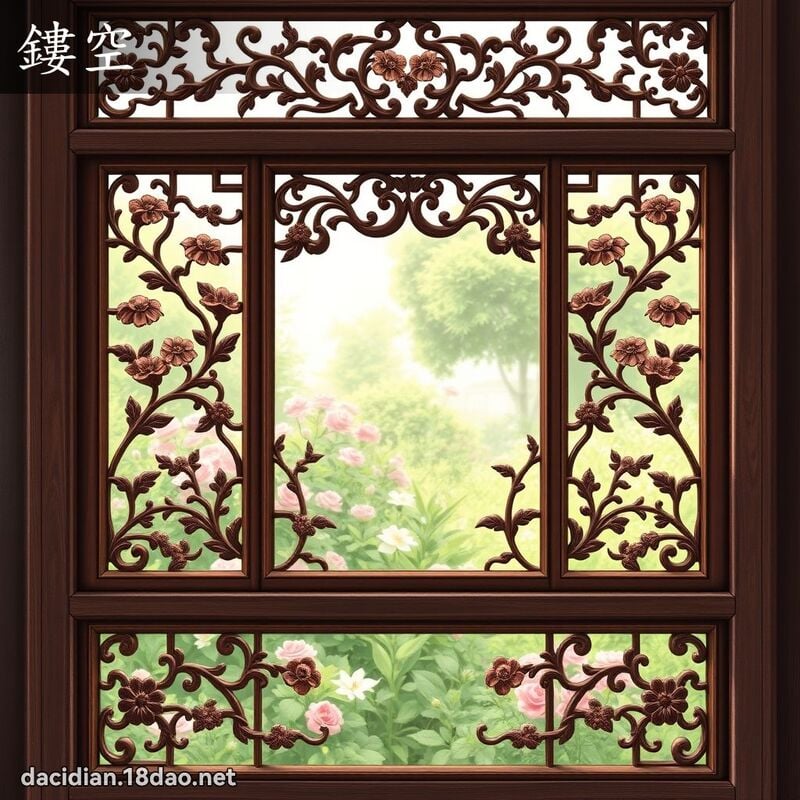 鏤空 - 国语大辞典配图