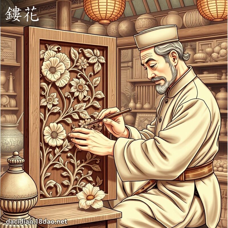 鏤花 - 国语大辞典配图
