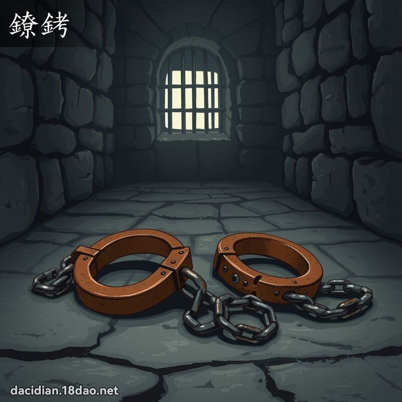 镣銬 - 国语大辞典配图