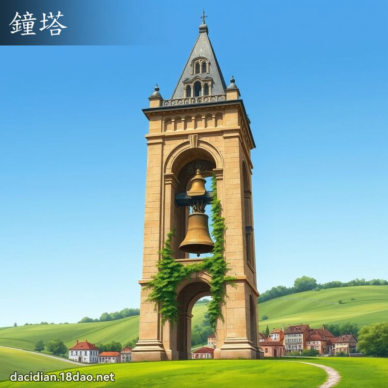 鐘塔 - 國語大辭典配圖