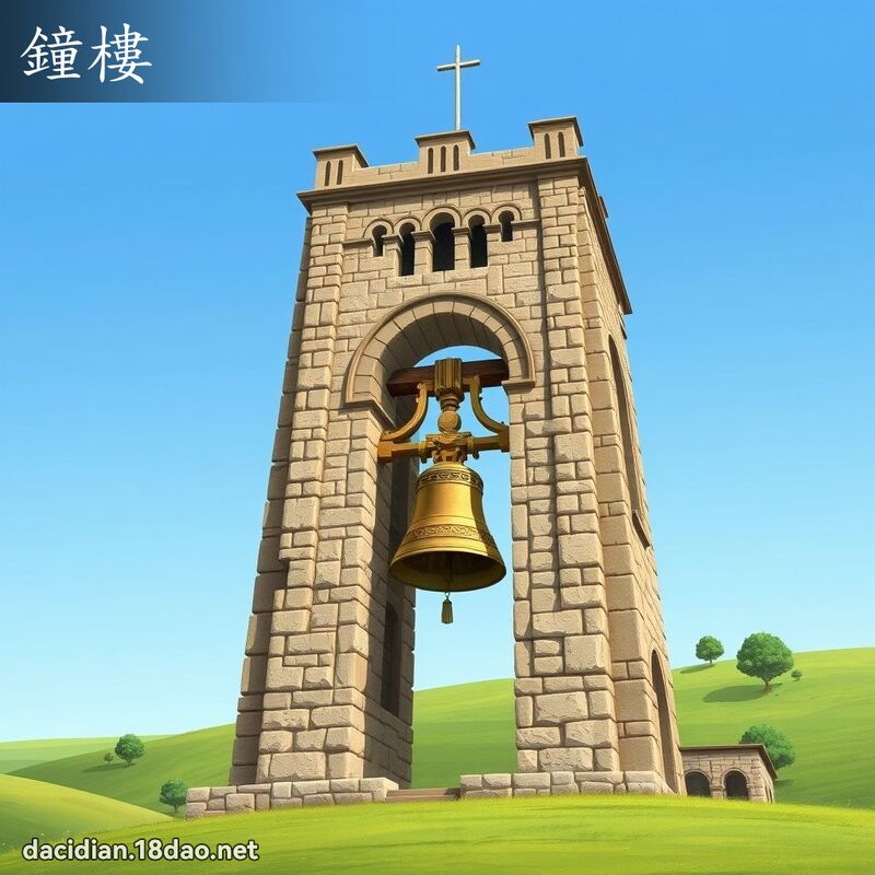 鐘樓 - 國語大辭典配圖
