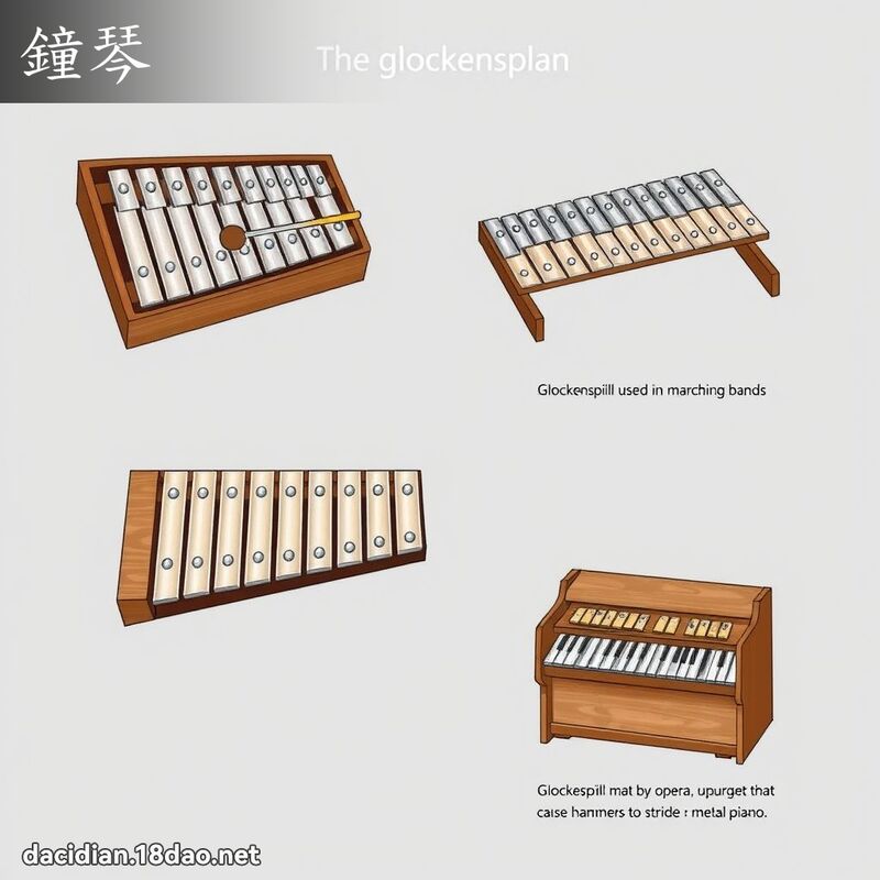 鐘琴 - 國語大辭典配圖