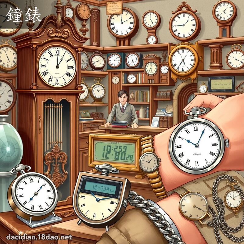 鐘錶 - 國語大辭典配圖