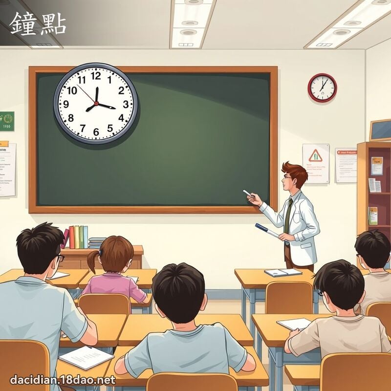 钟点 - 国语大辞典配图