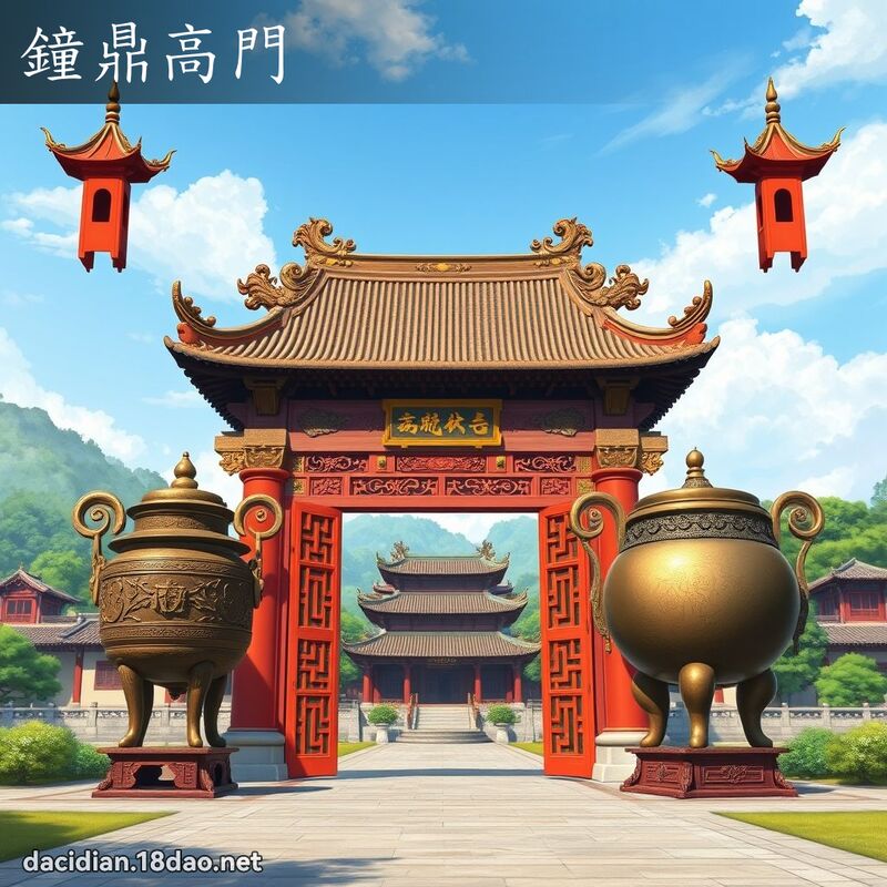 鐘鼎高門 - 國語大辭典配圖