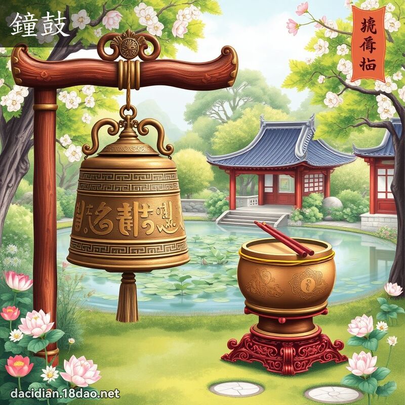 鐘鼓 - 國語大辭典配圖