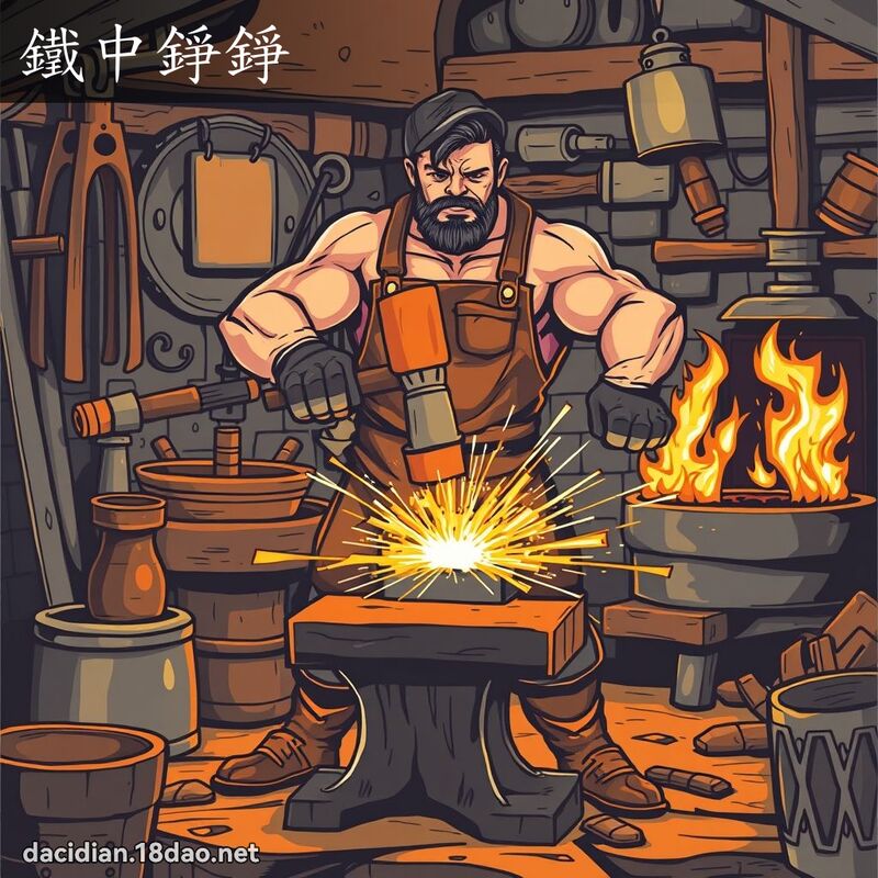 铁中錚錚 - 国语大辞典配图