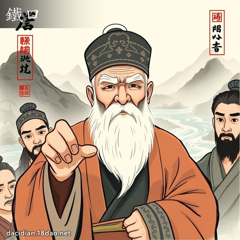 鐵口 - 國語大辭典配圖