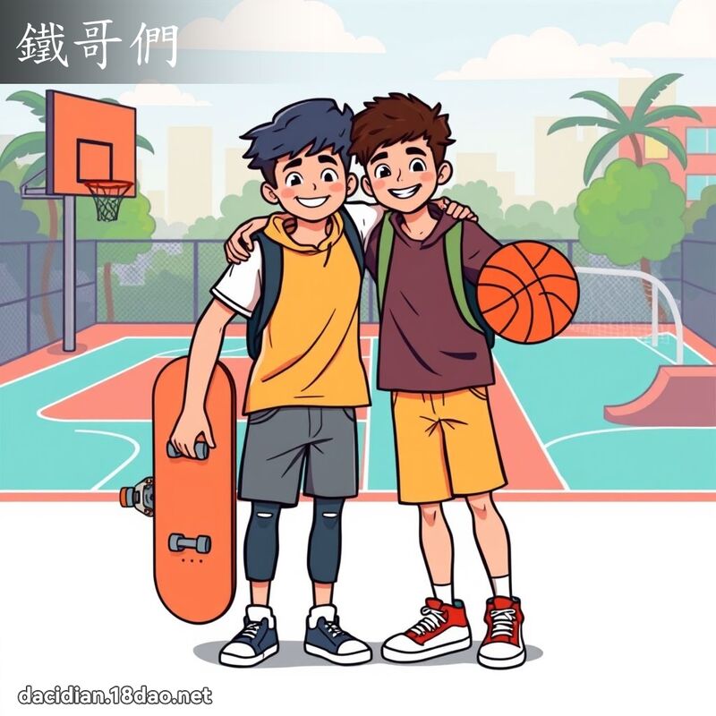鐵哥們 - 國語大辭典配圖