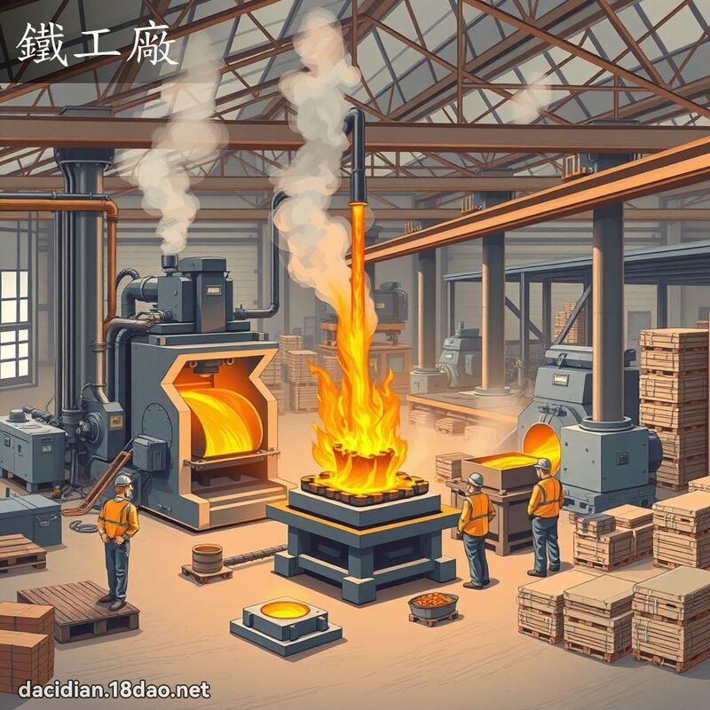 铁工厂 - 国语大辞典配图