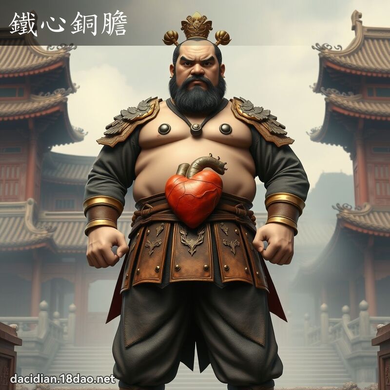 鐵心銅膽 - 國語大辭典配圖