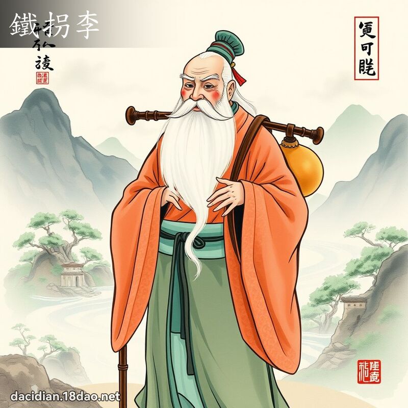 鐵拐李 - 國語大辭典配圖