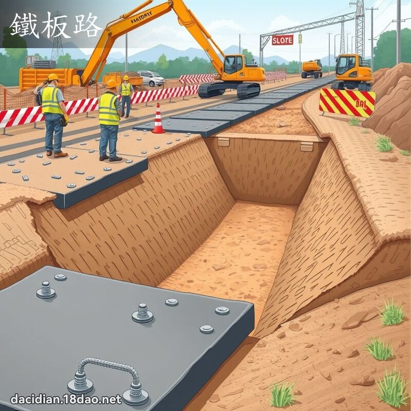 鐵板路 - 國語大辭典配圖