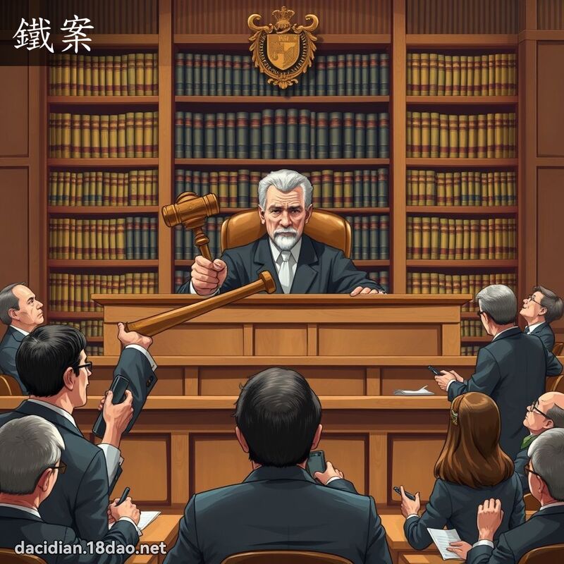 铁案 - 国语大辞典配图