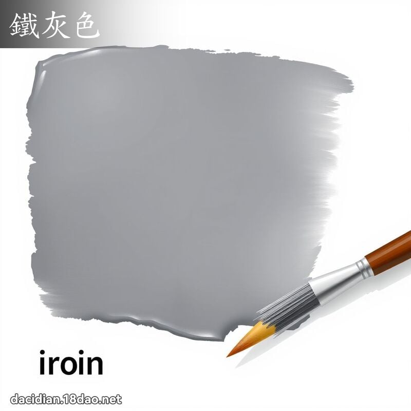 鐵灰色 - 國語大辭典配圖